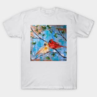 winter Cardinals T-Shirt